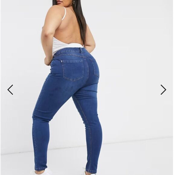 Urban bliss skinny high rise dark blue jeans NWT size 18 - Picture 2 of 9